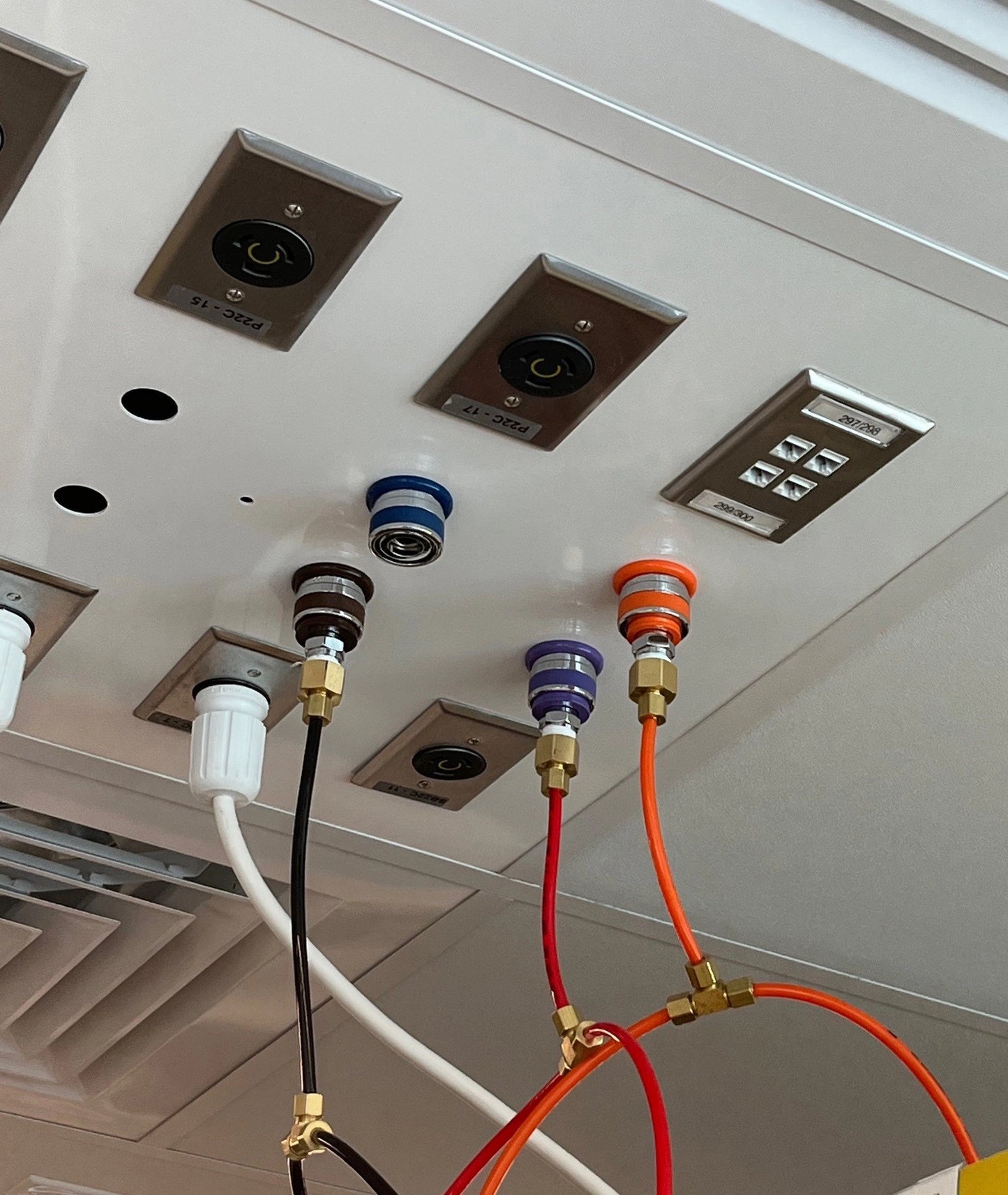 Lab Ceiling Utility Panel